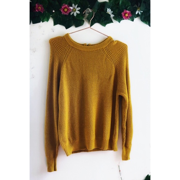Primark Sweaters - Primark Poly Blend Mustard Sweater